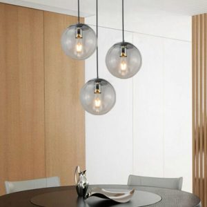 Colgante globos transparentes