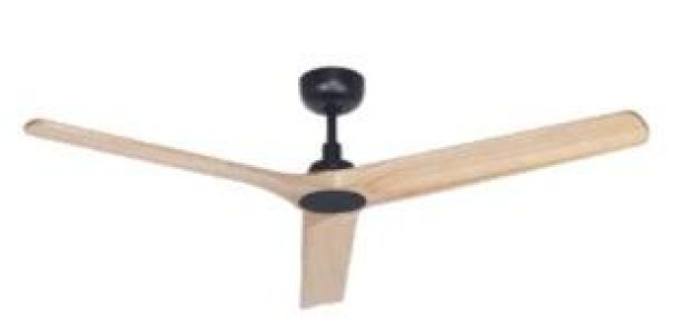 vent 3 palas roble con cuerpo ng sin luz